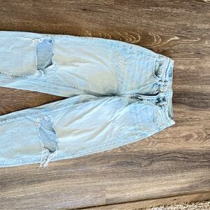 Light Blue Distressed Jeans